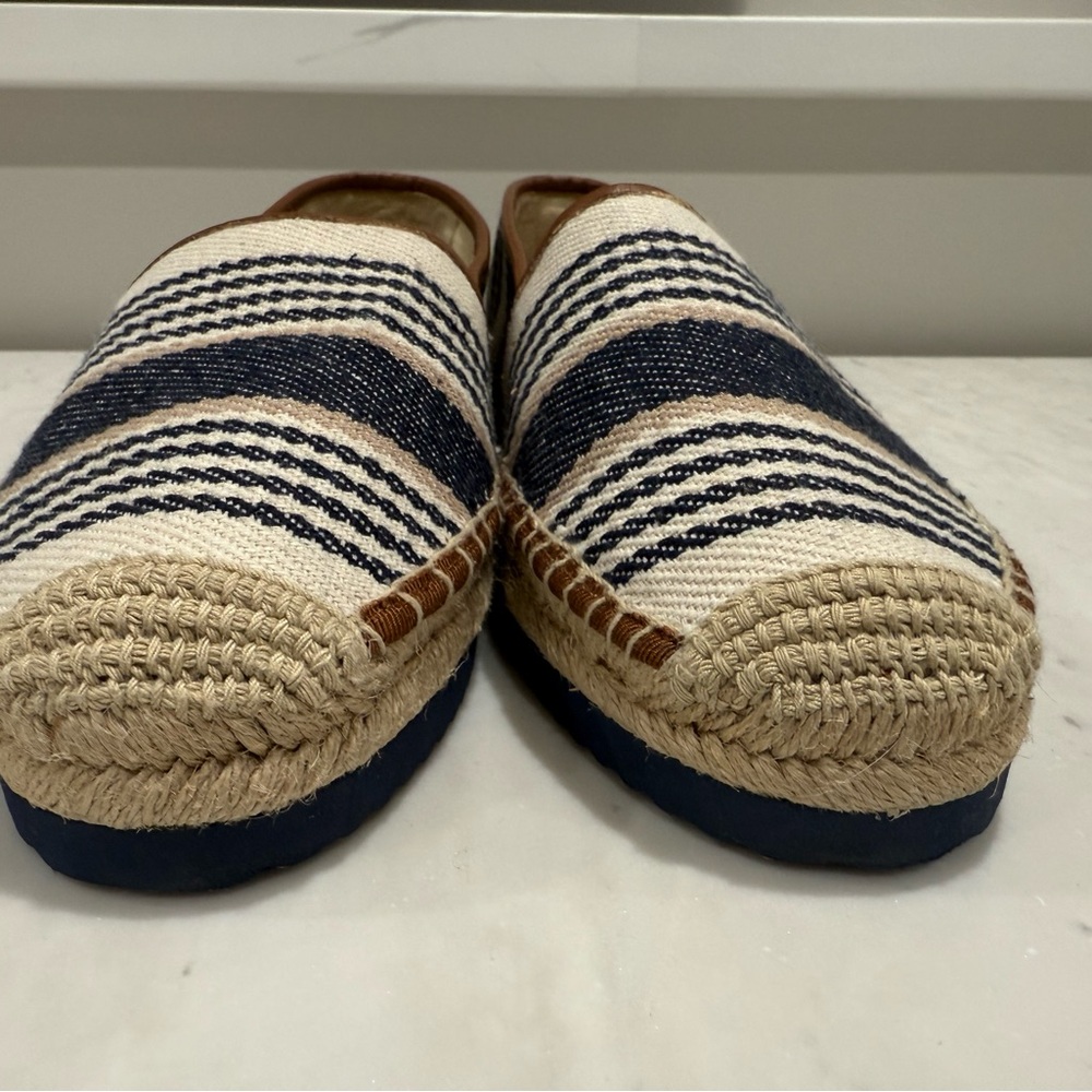 Michael Kors Blue and Cream Loafers Slip-Ons New Never Worn w/out Box - Picture 2 of 7
